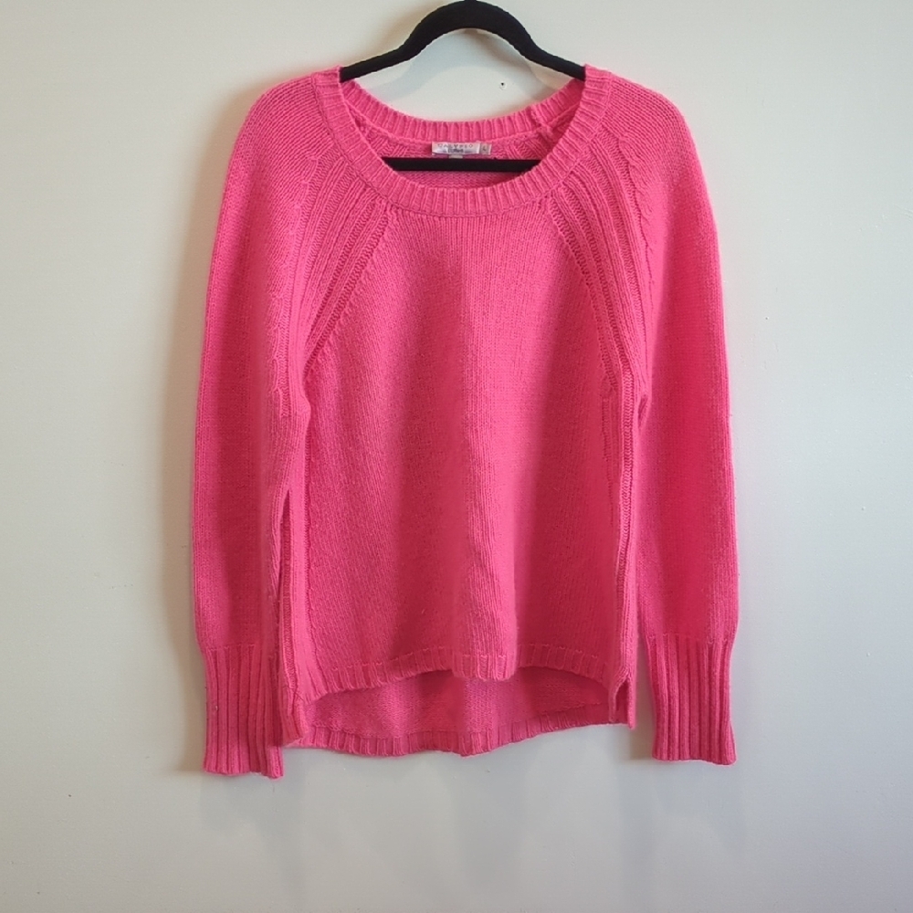 Calypso St. Barth Cashmere Pink Soft Sweater Size Large Preppy Spring Resort